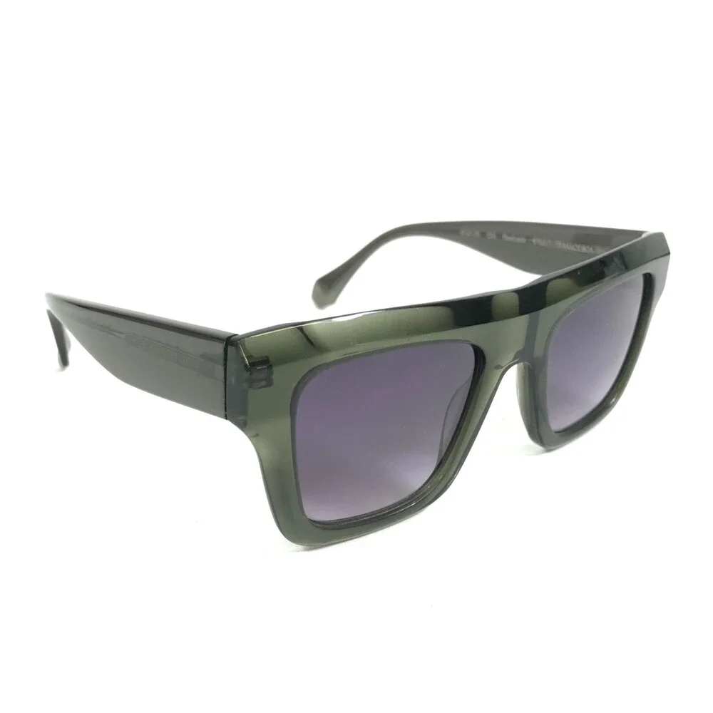 Gigi Studios Sunglasses FRANCESCA 6792/7 Clear Green with Purple Gradient Lenses